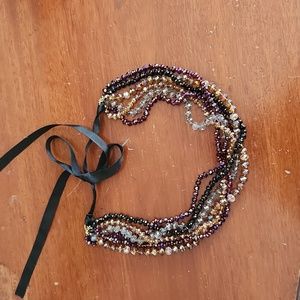 (2) Beaded necklaces